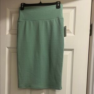 NWT Lularoe Cassie Minty Sage Green Pencil Skirt